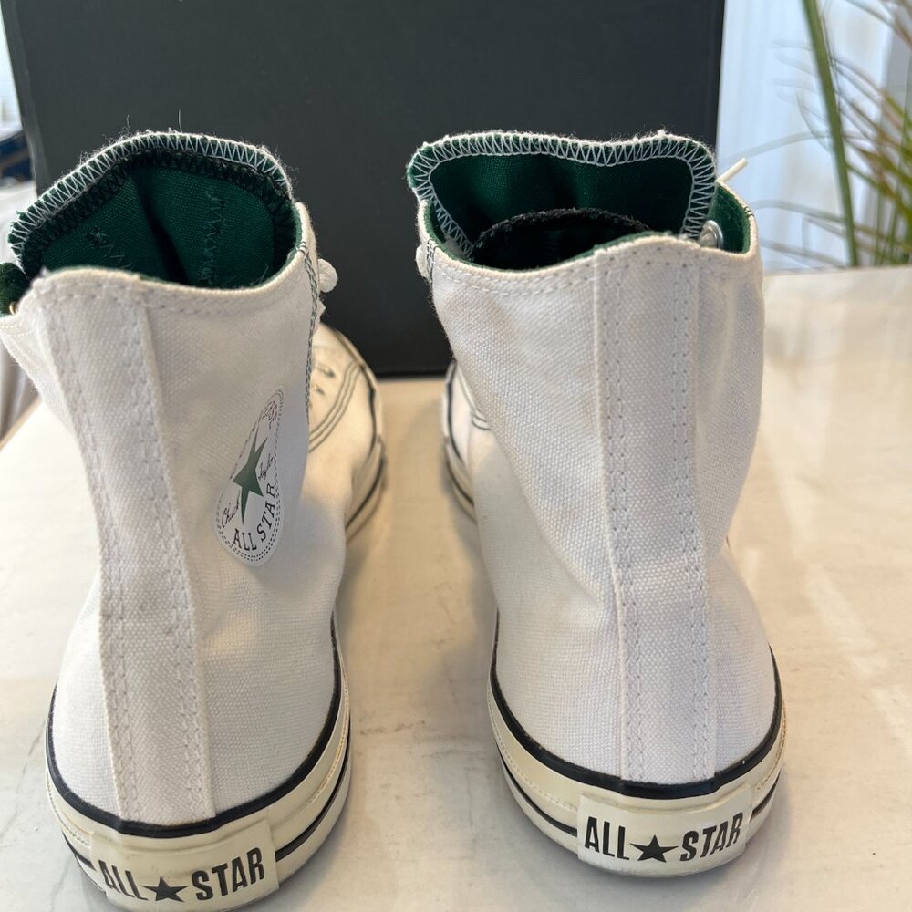 Converse SPLICE All Star Chuck Taylor Hi White Green US 9 Nike Air Jordan Dunk - Picture 5 of 8